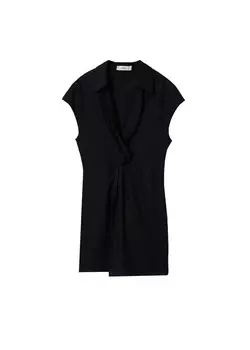 Платье-рубашка Mango JERO, черный