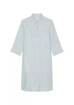Платье рубашка Marc O'Polo Shirt Dress, пыльно-голубой