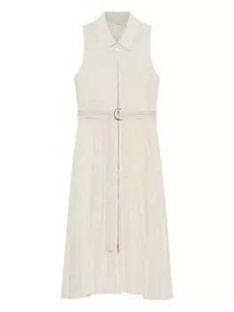 Платье-рубашка Marella в складку, нейтральный