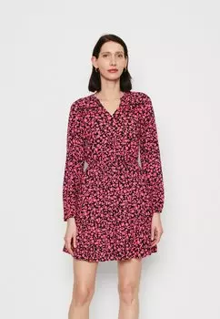 Платье-рубашка Marks & Spencer, розовый