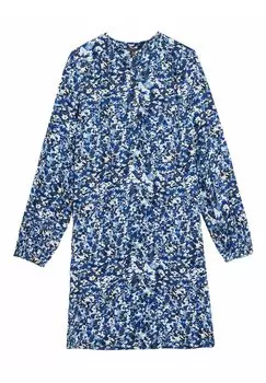 Платье-рубашка Marks & Spencer, синий