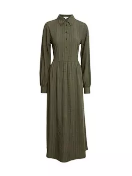 Платье-рубашка Marks & Spencer, темно-зеленый