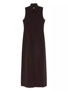 Платье-рубашка макси Alysi, фиолетовый