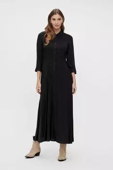 Платье-рубашка макси-длины Y.A.S, черный