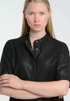 Платье-рубашка Maze, черный