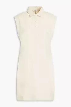 Платье-рубашка McKenna из хлопкового джерси в рубчик RAG & BONE, кремовый