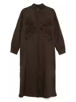 Платье-рубашка Megaton MAX MARA, коричневый