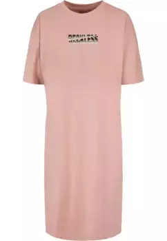 Платье-рубашка Merchcode " Merchcode Women's Ladies Reckless Oversized Slit Dress" (1 шт.), цвет Duskrose