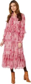 Платье-рубашка миди Alissia с оборками Ted Baker, слоновая кость