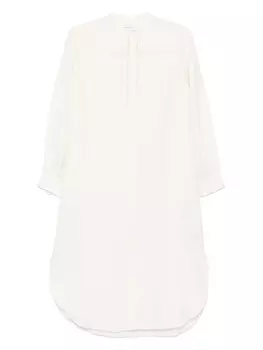 Платье-рубашка миди Fabiana Filippi, нейтральный