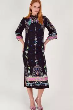 Платье-Рубашка миди Miranda Monsoon, черный