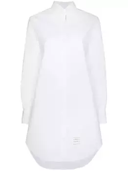 Платье-рубашка мини с полосками RWB THOM BROWNE, белый