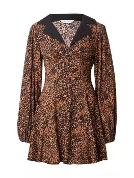 Платье-рубашка Miss Selfridge, бежевый