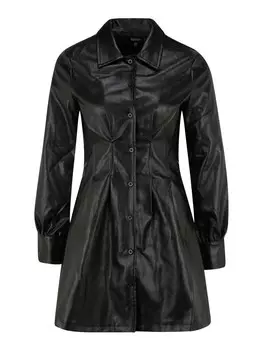 Платье рубашка Missguided Shirt Dress, черный