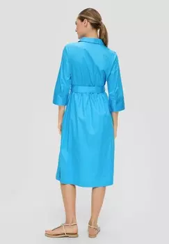 Платье-рубашка MIT BINDEGRTEL s.Oliver BLACK LABEL, бирюзовый