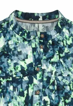 Платье-рубашка MIT KREMPELRMELN camel active, синий