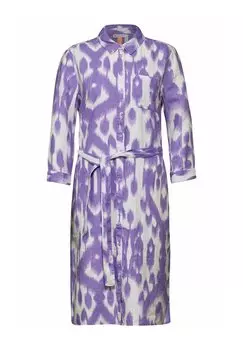Платье-рубашка Mit Print Street One, лила