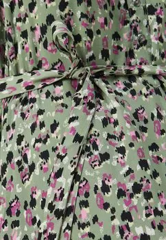 Платье-рубашка Mlmercy Lia Midi Dress MAMALICIOUS, зеленый