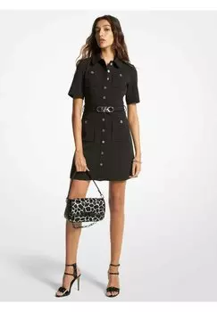Платье-рубашка Mod Belt Dress MICHAEL Michael Kors, цвет black 001