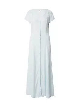 Платье-рубашка Monki, светло-синий