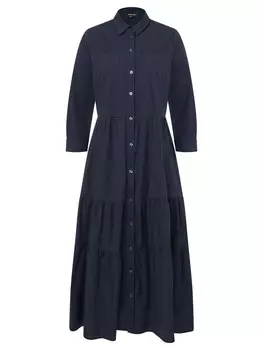 Платье-рубашка MORE & MORE, морской синий
