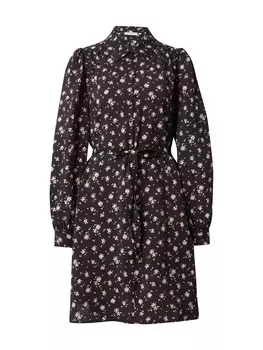 Платье-рубашка MSCH COPENHAGEN Nathasia Ladonna, черный