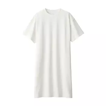 Платье-рубашка Muji Walker с короткими рукавами, черный
