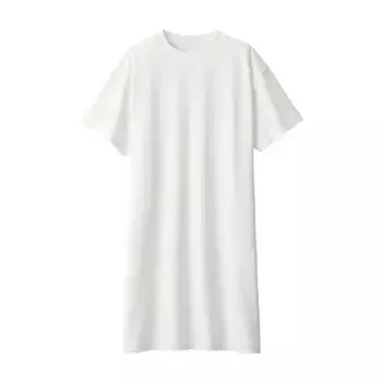 Платье-рубашка Muji Walker с короткими рукавами, кремовый