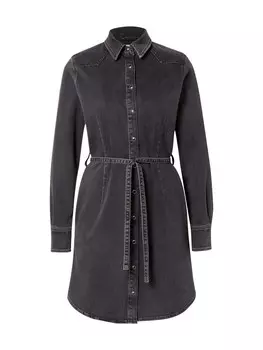 Платье рубашка MUSTANG Shirt Dress RAVENNA, черный деним