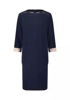 Платье-рубашка на молнии BETTY BARCLAY, цвет Patch Dark Blue/Beige
