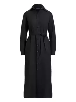 Платье-рубашка на пуговицах Ralph Lauren Collection, черный