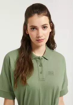 Платье-рубашка на талии ATENEA Polo Club, зеленый