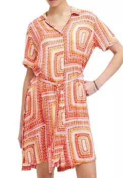 Платье-рубашка на талии ATHEA LUISA AllSaints, оранжевый