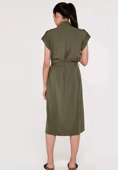 Платье-рубашка на талии CASA Apricot, хаки