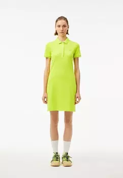 Платье-рубашка на талии Lacoste, бежевый