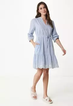 Платье-рубашка на талии Mexx, синий