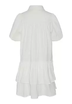 Платье-рубашка на талии YASNATA DRESS YAS, белый