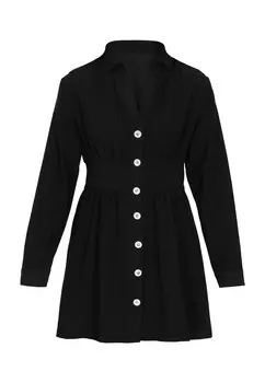 Платье-рубашка NAEMI, черный