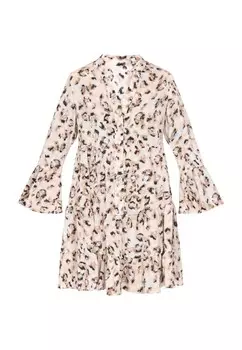 Платье-рубашка NALLY Fashion Look, бежевый