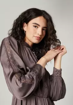 Платье-рубашка NATHALIE Guido Maria Kretschmer Collection, фиолетовый