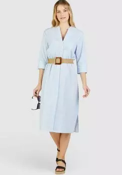 Платье-рубашка Navigazione, светло-голубой