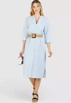 Платье-рубашка Navigazione, светло-голубой