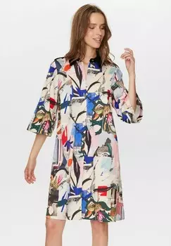 Платье-рубашка Nmph, бежевый