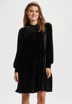 Платье-рубашка Nmph НУВЕДА, цвет caviar