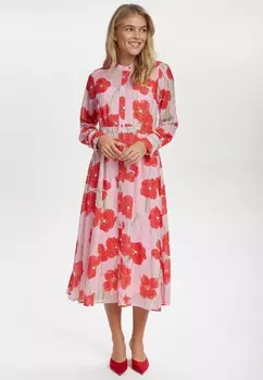 Платье-рубашка Nmph, розовый