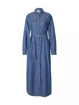 Платье-рубашка Noisy may NMSIGGA, синий деним