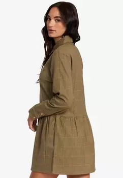 Платье-рубашка NOT TODAY ROBE RVCA, бежевый