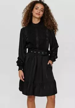 Платье-рубашка Nudarla Nmph, цвет caviar