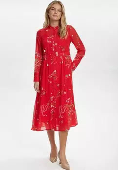 Платье-рубашка NUKYNDALL NEW DRESS Nmph, красный