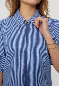 Платье-рубашка NUPERNILLE Nmph, синий